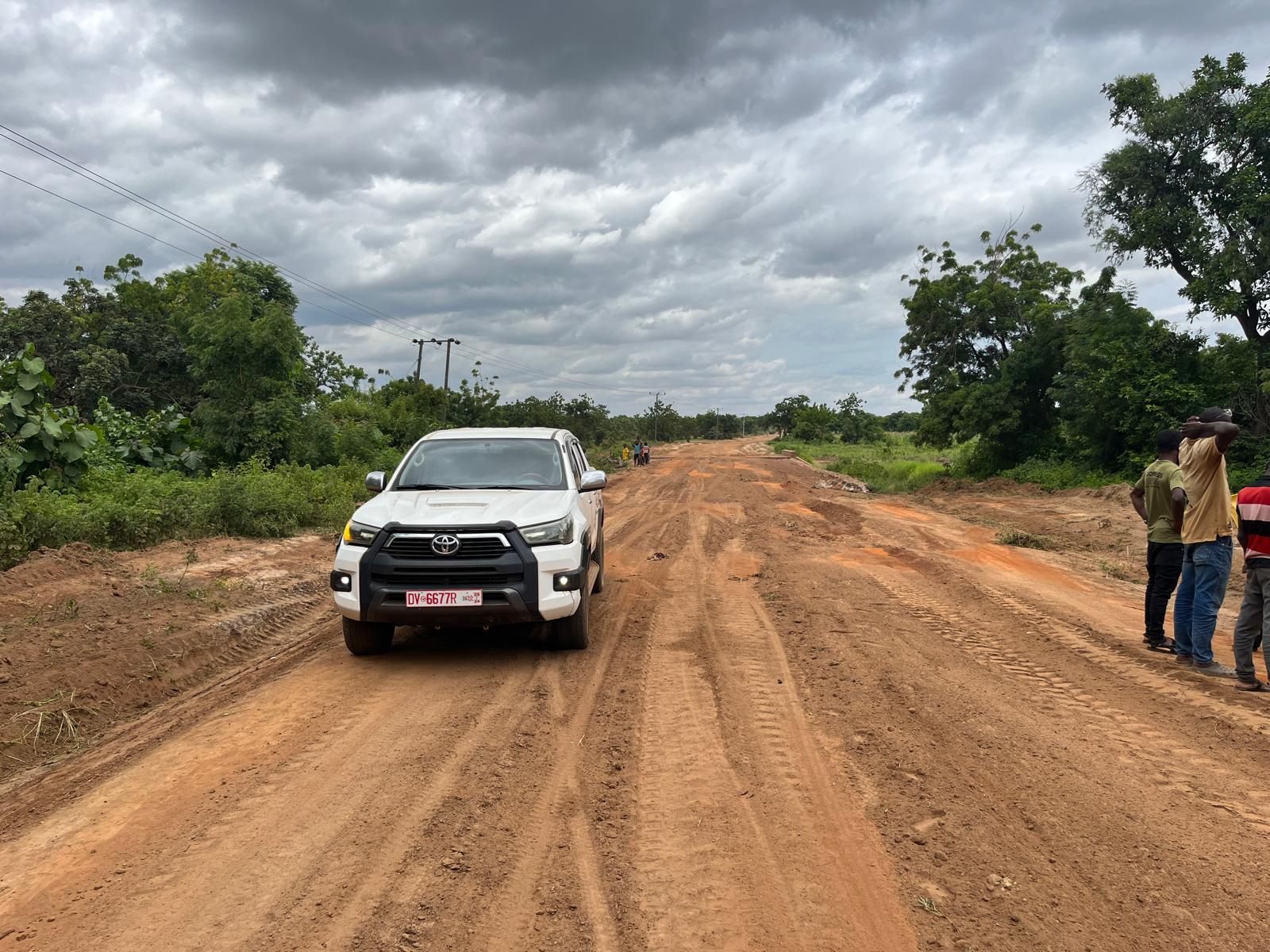 Road rehabilitation progress
