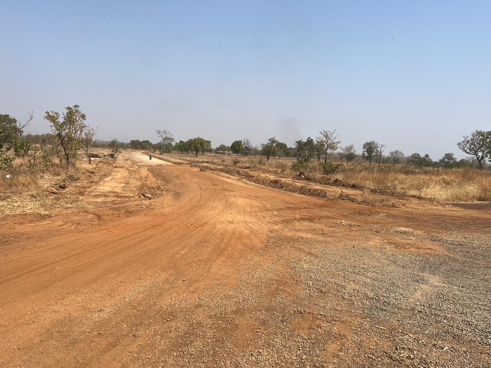 Earthworks along project corridor