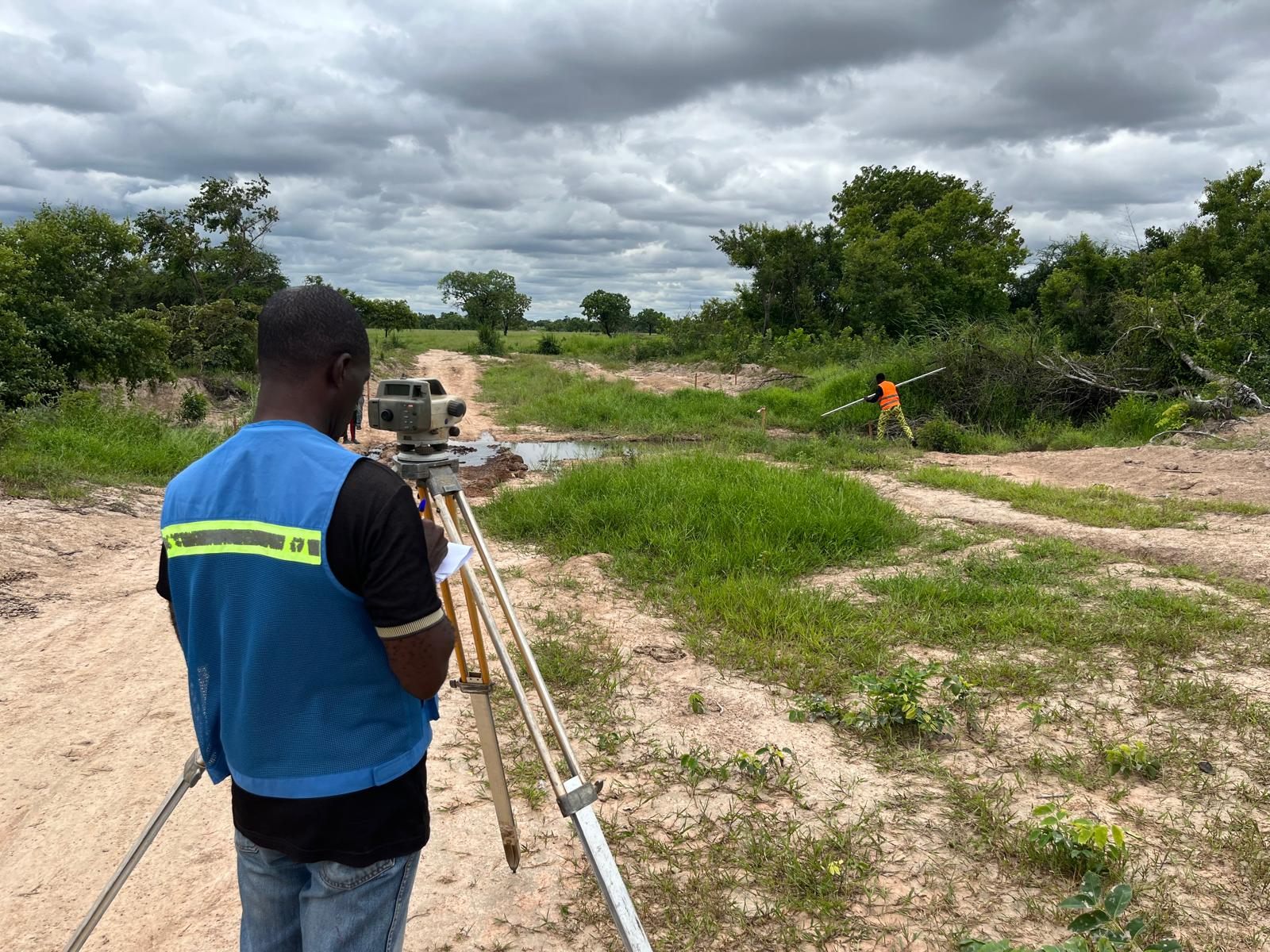 Ongoing civil works on corridor